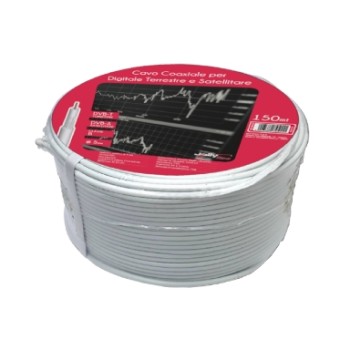 Jolly Line JL44801-CXCCS5-150 - Ομοαξονικό καλώδιο επίγειας και δορυφορικής λήψης 5,0mm ccs Καλώδια Onetrade